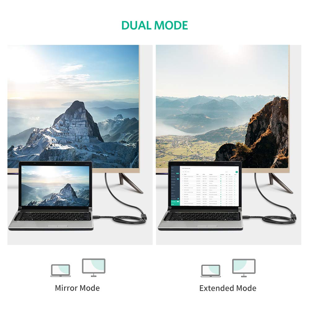 UGREEN HDMI Extension Cable 4K HDMI 2.0 Extender Male to Female Lead 1440P 1080P @144Hz 18Gbps High Speed UHD HDR ARC HDCP 2.2 Compatible with TV Stick Roku Blu-Ray Xbox PS5 PS4 Switch Laptop PC(1M) - Image 5