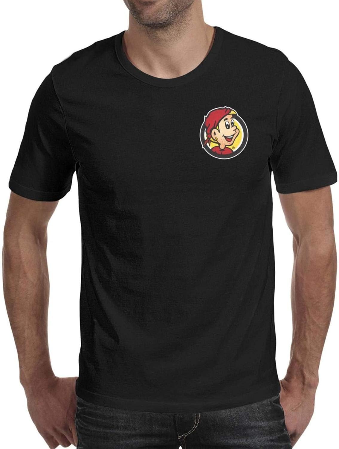 RFRCDRW Men's Hungry Howie's Pizza Logo Short Sleeve T Shirts Loose Humor Breathable T-Shirt