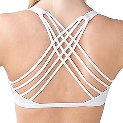 lululemon Free to Be Wild Strappy Sports Bra White