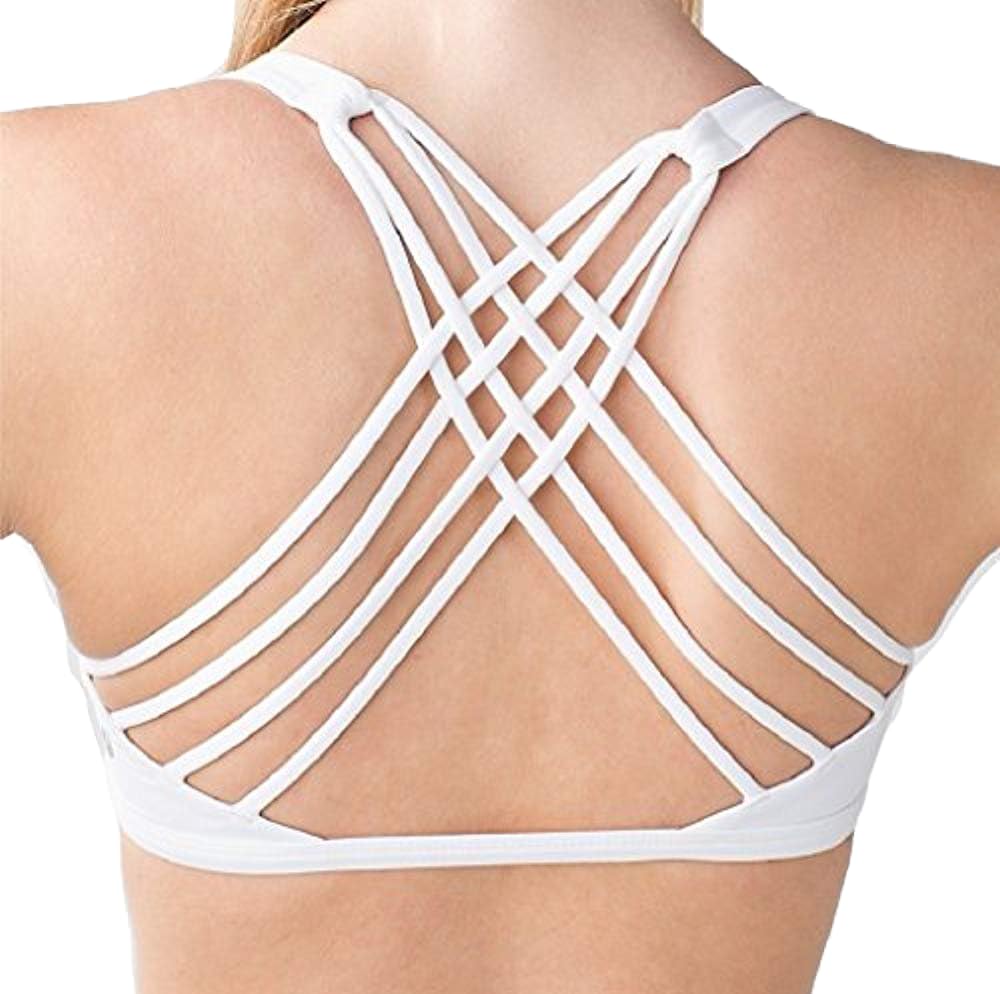 lululemon Free to Be Wild Strappy Sports Bra White