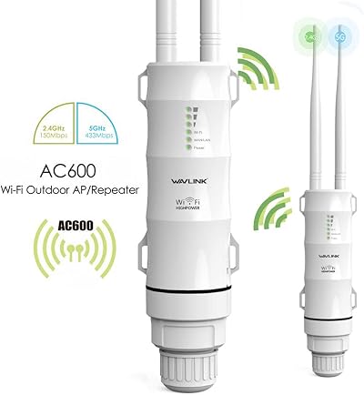 Wavlink AC600 Outdoor WiFi Booster AP Router Repeater Dual Band 2.4 5GHz PoE
