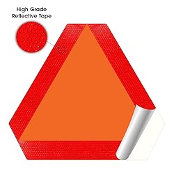 IGNIXIA (Pack of 02) Slow Moving Vehicle Sign, PVC