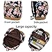 BLUBOON Teens Backpack Set Girls Women School Bags Bookbags 3 in 1 (Black-0019)