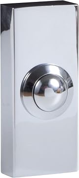 Byron Wired Bell Push Surface Mounted Chrome