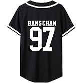 KPOP Skz Baseball Jersey Felix Hyunjin Changbin Jisung Support Tee for Men Women