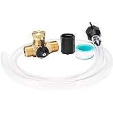 RVGURD RV Pump Converter Winterizing Kit, Water System Antifreeze Pump Converter, For Boat/RV Water Pump to Fill Pipes With A