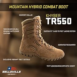 TACTICAL RESEARCH 8 Inch Combat Boots for Men