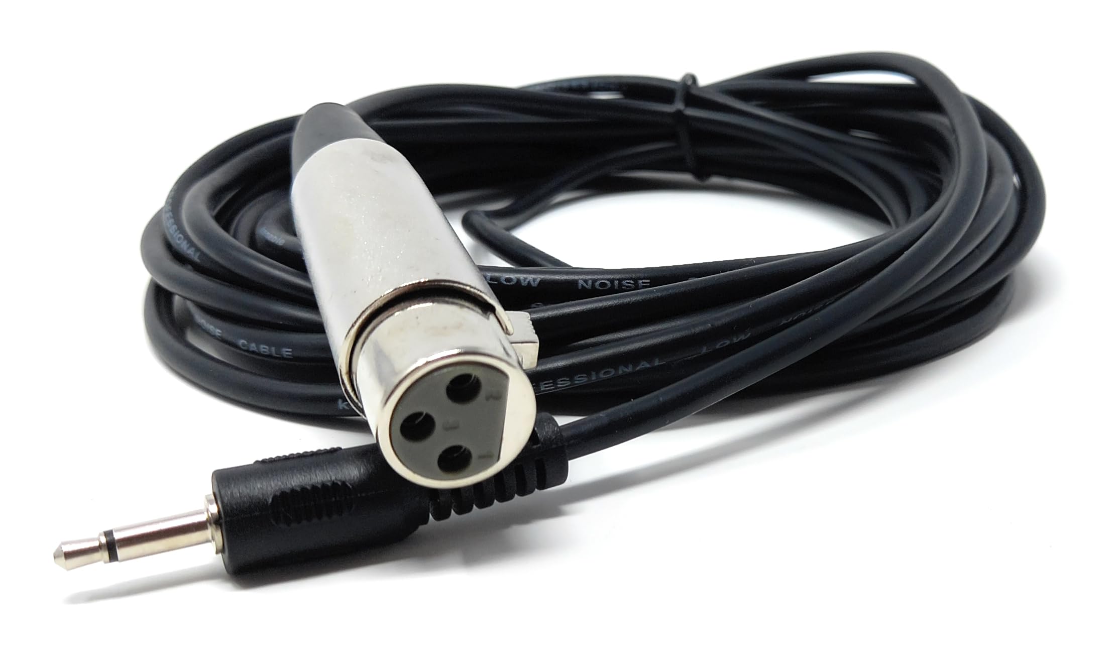DRUT 5m 3.5mm Mono AUX Jack to XLR Female Socket Microphone Lead Cable (16ft.)
