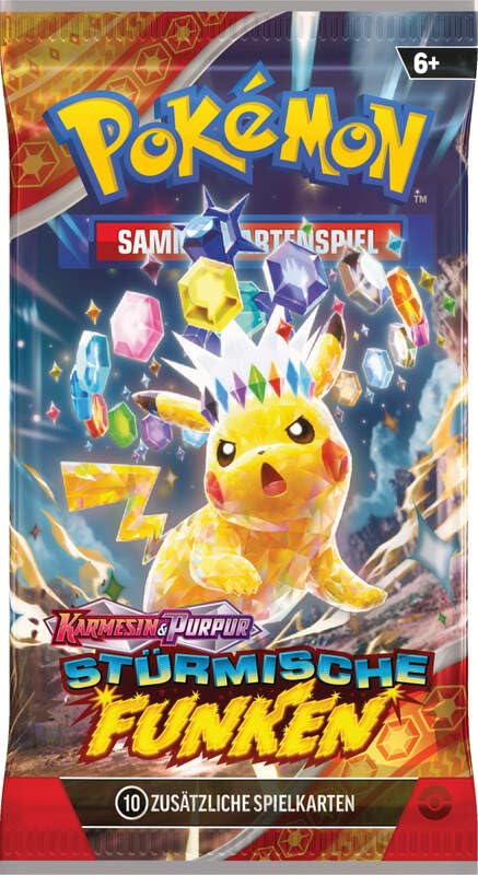 Pokémon TCG: Stormy Spark Booster Pack - German