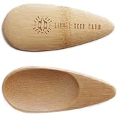 Little Seed Farm Deodorant Cream Applicators - Bamboo Scoops, 2 Count | Reusable natural bamboo scoops for easy, mess-free deodorant cream application. Washable, 2-pack. Reduces product waste.