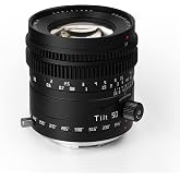 TTArtisan 50mm F1.4 Tilt Manual Lens Large Aperture Full Frame Tilt Portrait Lens Compatible with Sony E-Mount Mirrorless Cameras a7 a7II a7III a7R a7RII a7RIII a7RIV a7S a7SII a9 a7C