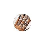 Otxas Silver Snake Ring - Adjustable Punk Boho