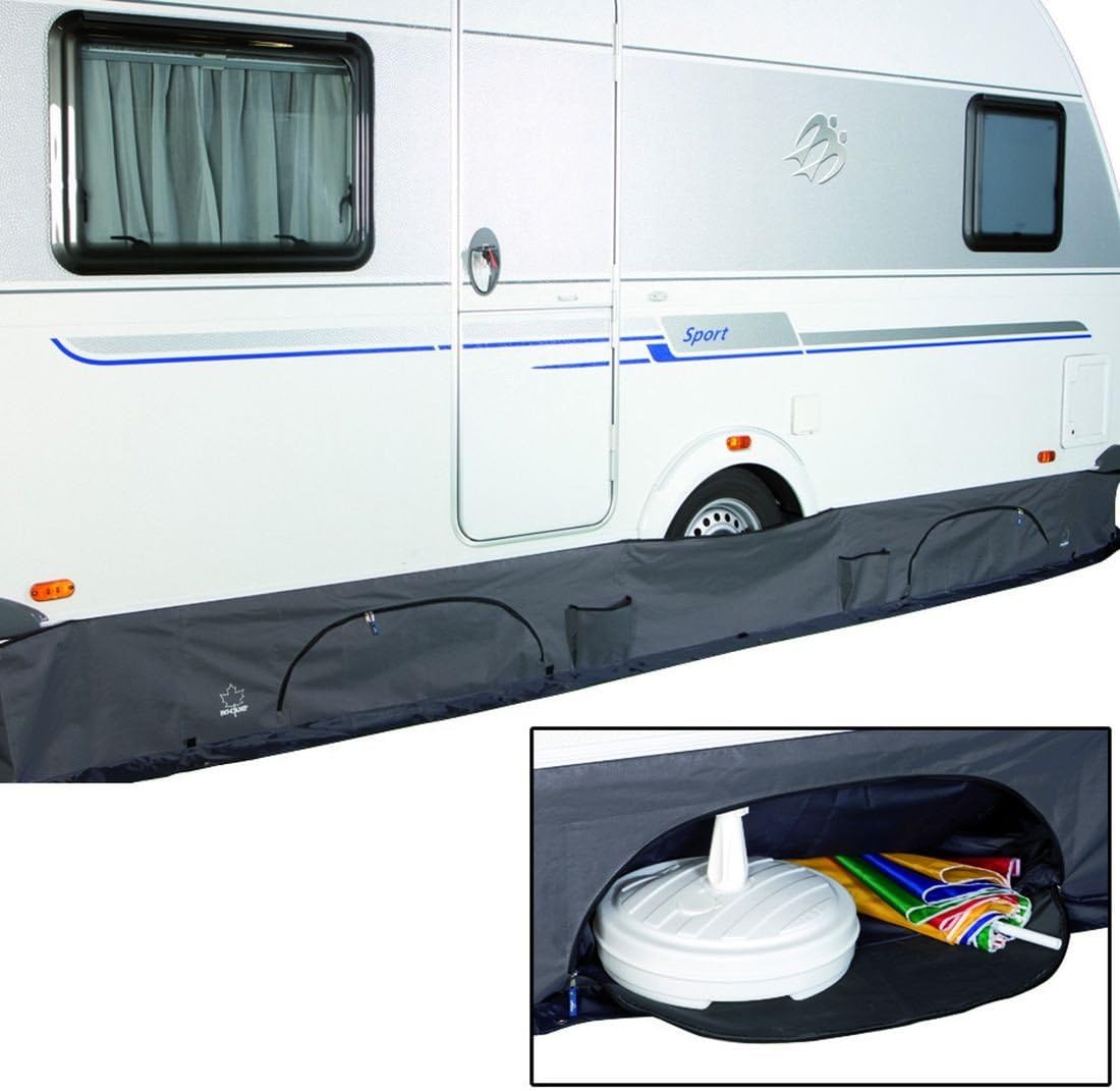 BoCamp Caravan draught excluder Universal deluxe Grey Amazon.co