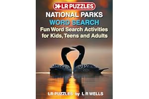 National Parks Word Search: Fun Word Search Activities for Kids, Teens and Adults
