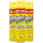 Endust Lemon Zest Multi-Surface Dusting and Cleaning Spray, Lemon Zest, 3-Pack