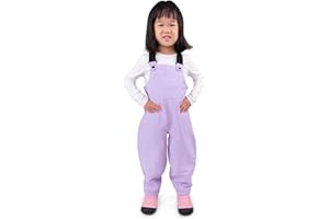 JAN & JUL Waterproof Snow Bib Pants with Fleece-Lining, Overalls for Toddlers and Kids