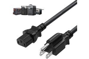 HULKGOO Heavy-Duty Power Station Charging Cable, Fast Charging Cable for Jackery Explorer 2000/1500/1000 Pro,Ecoflow Delta/River Series,Bluetti EB3A;Anker 757/767,125Volt 15Amps Universal AC Power Cord(6FT)