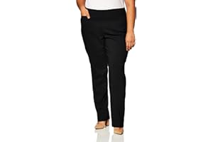 Briggs New York Womens Super Stretch Millennium Welt Pocket Pull on Career Pant (Average & Short & Tall Length)