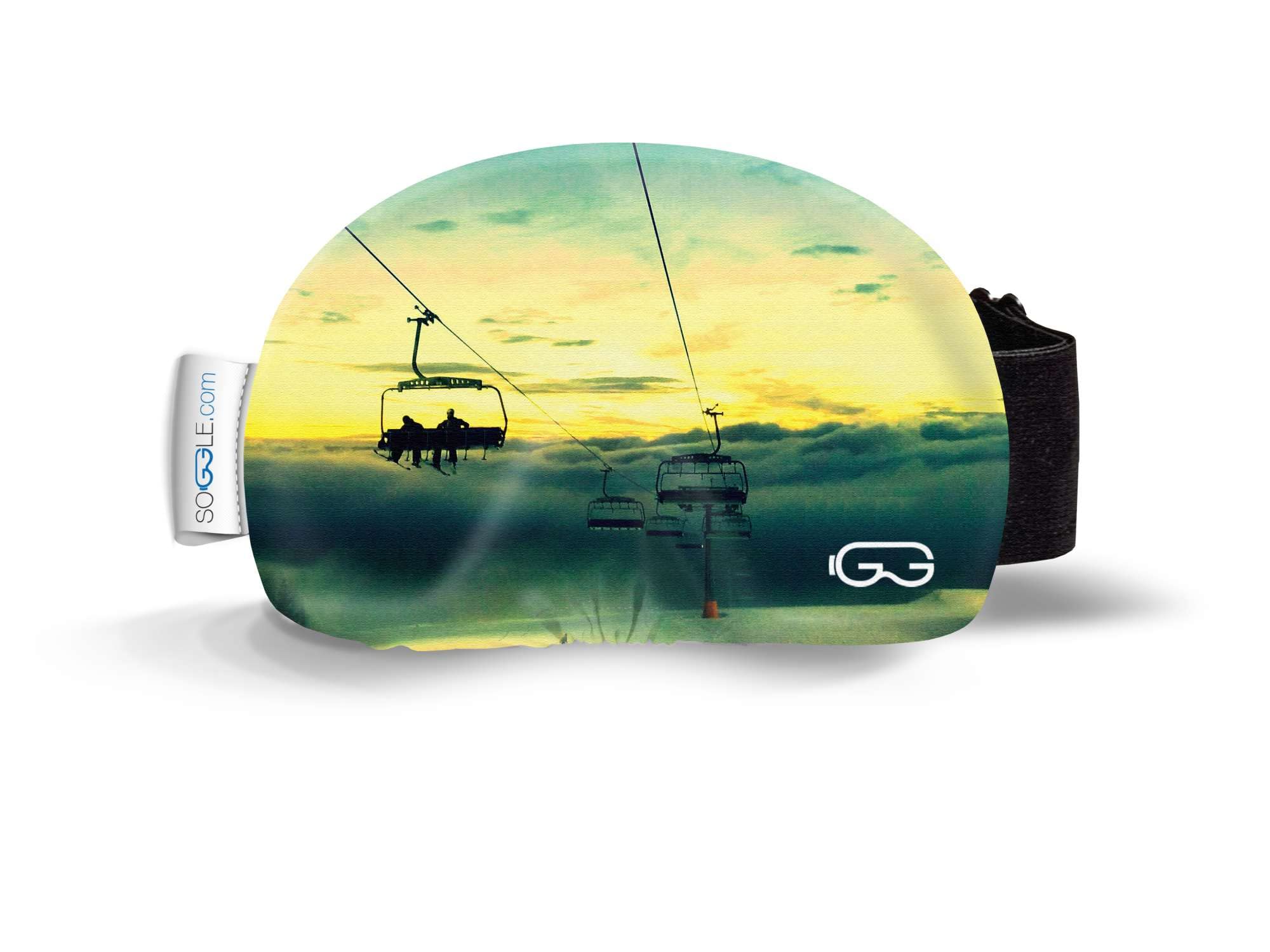 Soggle Ski Goggles Protection Microfibre Cover (One Size), Colour: Pictures 15 Chairlift