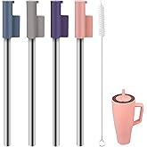 KLOWOAH Replacement Straws Compatible With Brumate Era 40 oz Tumbler, with 1 Brush (4 Colours)