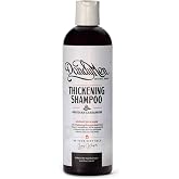 DandyMen Thickening Shampoo for Men &ndash; Volumizing &amp; Strengthening Hair Wash with Aloe Vera &ndash; Scalp Care for Thinning Hair &ndash; Obsidian Cardamom, 11.83 oz