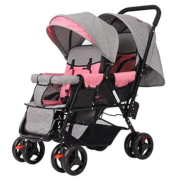 reclining double stroller