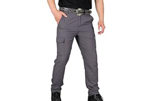Men's Cargo Pants Tactical WaterResistant Pants Fittness Multipocket Durable Cargo Pant Sport Hiking Work Trouser