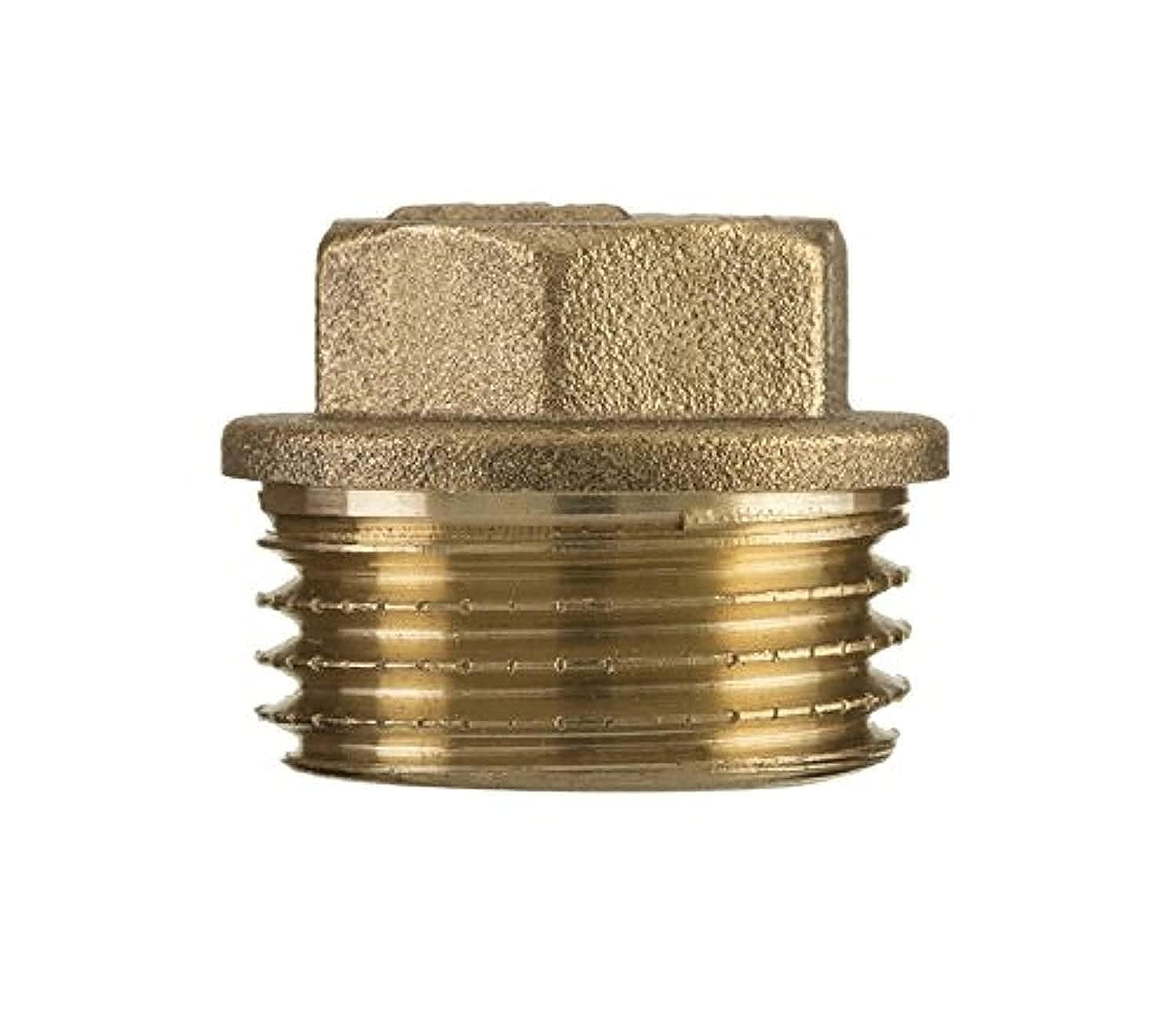 1/2" inch Wire bsp Male Brass Pipe Screw Hexagonal Protective Cap Tube end Cap