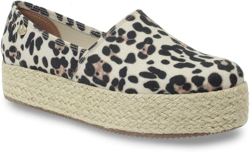 alpargata feminina flatform vizzano