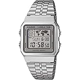 Casio Men's A500WA-7 Classic Digital Display Quartz Silver Watch