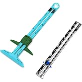 Sewing Gauge Sewing Measuring Tool, 5-in-1 Sliding Gauge Measuring Sewing Ruler
