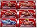 Cars 3 Collection of 7 Diecast Lightning McQueen Bling Bling Blue Dinoco Dinosaur Logo, Determined, Cactus, Tongue, Dirt Track, Smelll Swell,Tumbleweed Disney Pixar Die cast Set 1:55 Scale