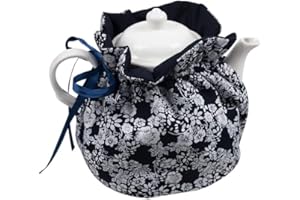 BAOZOON Tea Pot Cosy Cotton Vintage Printed Tea Cozy for Teapots Dust Cover Insulated Kettle Cover Breakfast Warmer for Home Kitchen Decorative Accessories