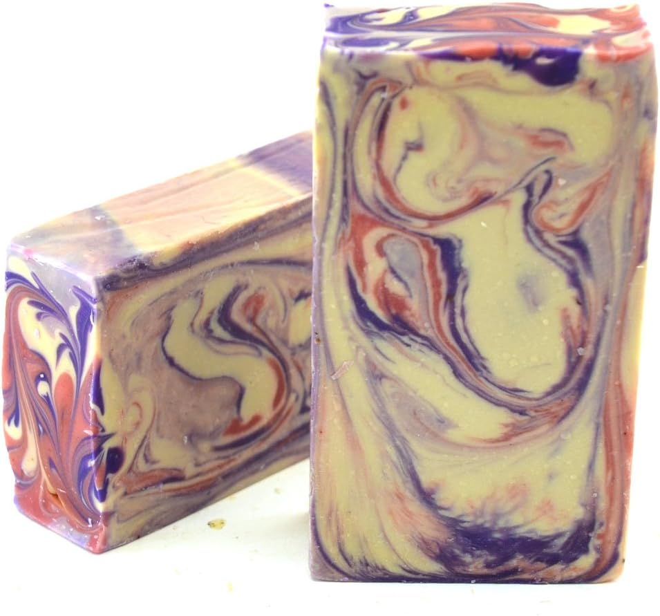 SANDALWOOD & BLACK CHERRY Savon Natural Handmade Artisan Skin Care Soap 130g New Range.