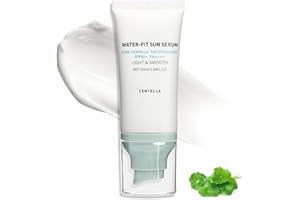 FIVEFULU Centella Sunscreen SPF 50+, Face Sun Screen Long-Lasting Protection【Moisturizing Water Fit】【 Refreshing &Non-Greasy】【Lightweight】【NO White Cast - Dry Oily Skincare】Blue×1
