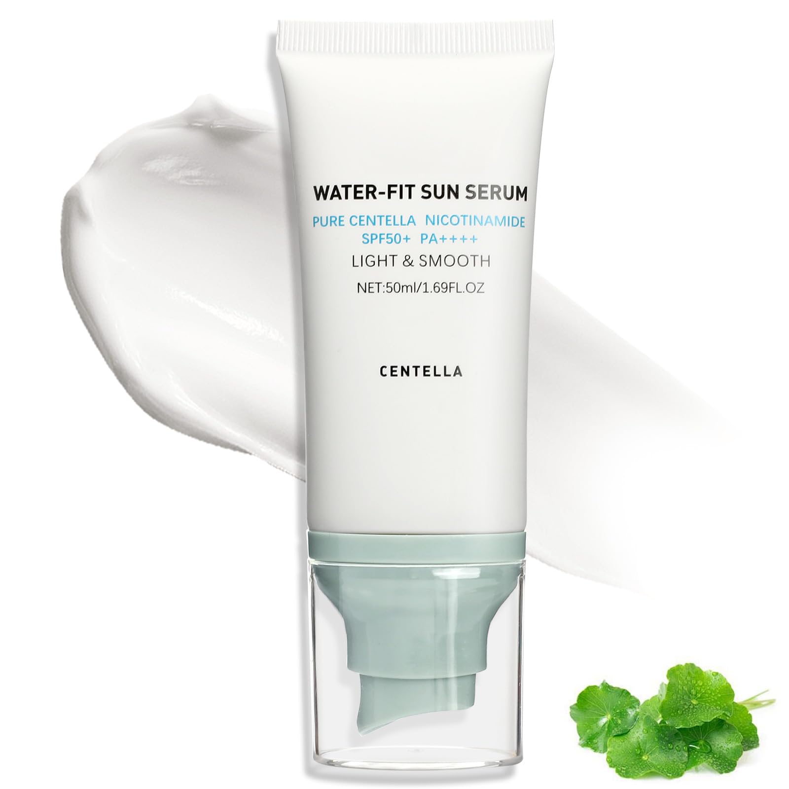 Photo 1 of Centella Sunscreen SPF 50+, Face Sun Screen Long-Lasting Protection?Moisturizing Water Fit?? Refreshing &Non-Greasy??Lightweight??NO White Cast - Dry Oily Skincare?Blue×1