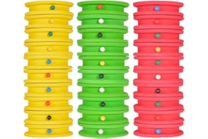 JinGuoZiLP 10Pcs Fishing Rig Winders Line Leader Winder Spooler EVA Plate Hook Storage Line Winder Fishing Tackle Tool