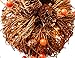 CraftMore Fall Lighted Wicker Pumpkin 8 Inch