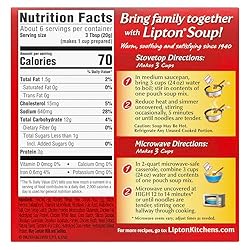 SOUP SECRETS Lipton Instant Soup Mix Chicken Flavor