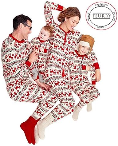 Matching Family Pjs Christmas Entire Family Jammies Cotton Pajamas Sets Best Kids Sleepwear Xmas (Dad, US S= Tag M)