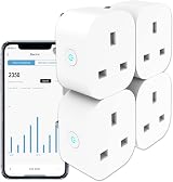 ANTELA Smart Plug with Energy Monitoring 2.4GHz WiFi 13A 4 Pack view 1