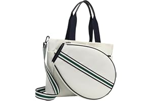 Oshhni Tennis Tote Bag Tennis Handbag Portable with Shoulder Strap Multipurpose Racquet Carrying Bag Large Badminton Bag Rack