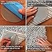 Carpet Anchor Sticky Discs Non-Slip Rug Pads for Rug-ON-Floor Anti-Slip. Rug Stickers. No Residue. 8 Pack. Limits Medium/Large Rugs/Exercise/Door Mats from Moving On Floors