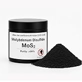 MoS2 Molybdenum Disulfide Powder 99.5% High Purity Ultra-fine Dry Lubricant 12 Micron 5000 (50, 8000mesh)