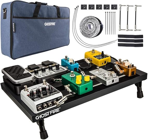 Ghost Fire Guitar Pedal Board Aluminum Alloy 3lb. Super Lightweight 19.