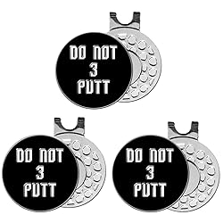 FINGER TEN Golf Ball Marker with Hat Clip Markers
