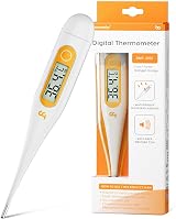femometer Digital Thermometer Oral/Rectal/Underarm Orange Kids Adults