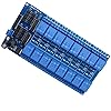 12V 16-Channel Relay Interface Board Module Optocoupler LED LM2576 ...