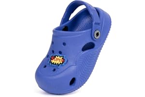 Zoolar Toddler Cute Garden Clogs Boys Girls Slip On Shoes Summer Lightweight Outdoor Slides Sandals Infant Children Beach Pool Shoes (Toddler/Little Kids)