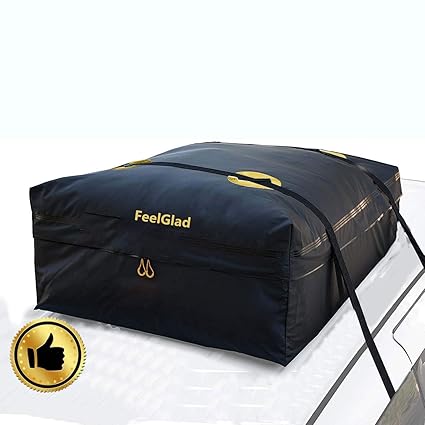 15 Cubic Feet Rooftop Cargo Carrier Bag Perfect For Car Withwithout Rack Heavy Duty Roof Top Luggage Storage Bag With 2 Reinfored Long Straps